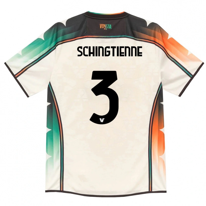 Danxen Kinderen Joël Schingtienne #3 Oldlace Oranje Groen Uitshirt Uittenue 2026/27 T-Shirt