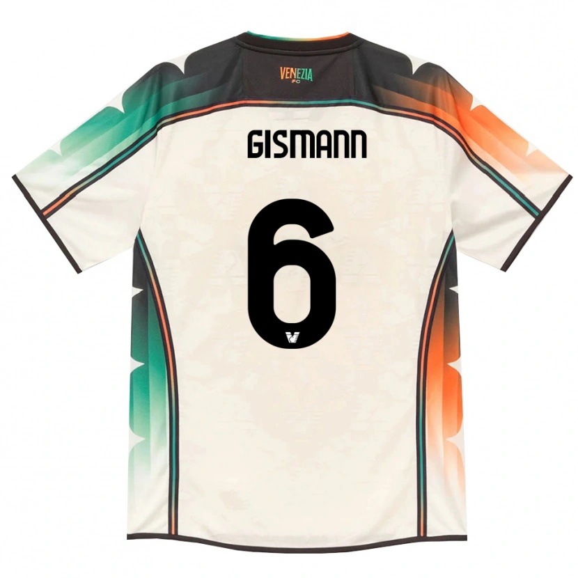 Danxen Kinderen Lynn Gismann #6 Oldlace Oranje Groen Uitshirt Uittenue 2026/27 T-Shirt