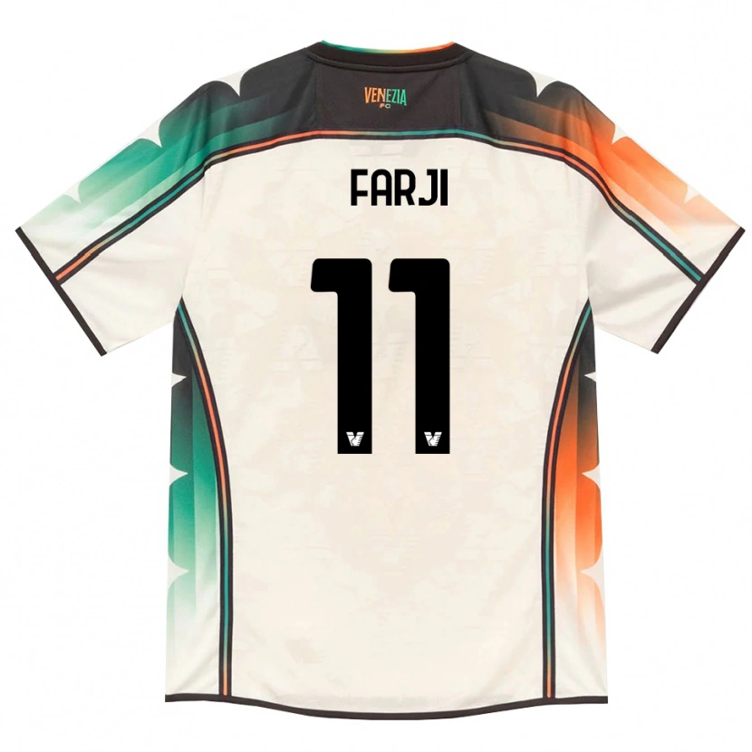 Danxen Kinderen Marko Farji #11 Oldlace Oranje Groen Uitshirt Uittenue 2026/27 T-Shirt