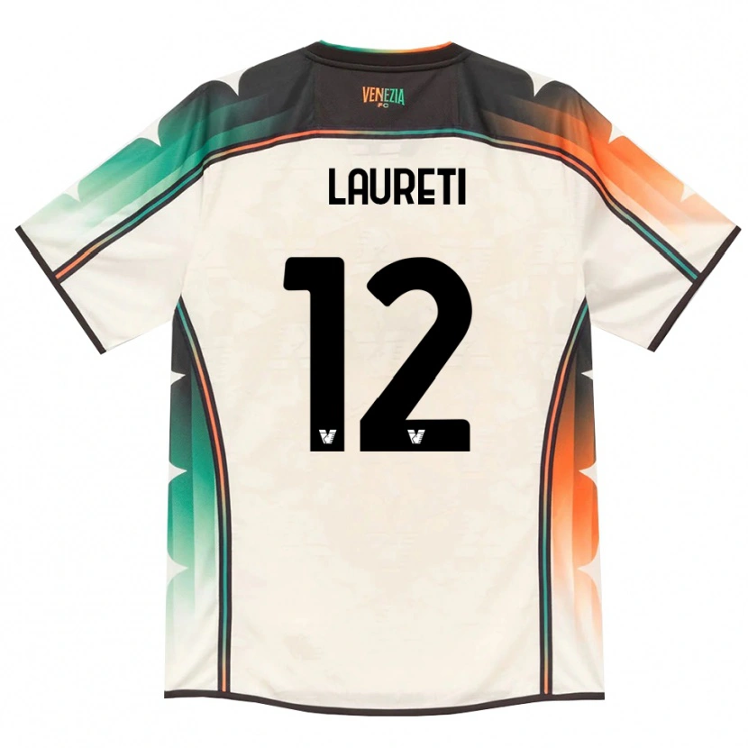 Danxen Kinderen Tommaso Laureti #12 Oldlace Oranje Groen Uitshirt Uittenue 2026/27 T-Shirt