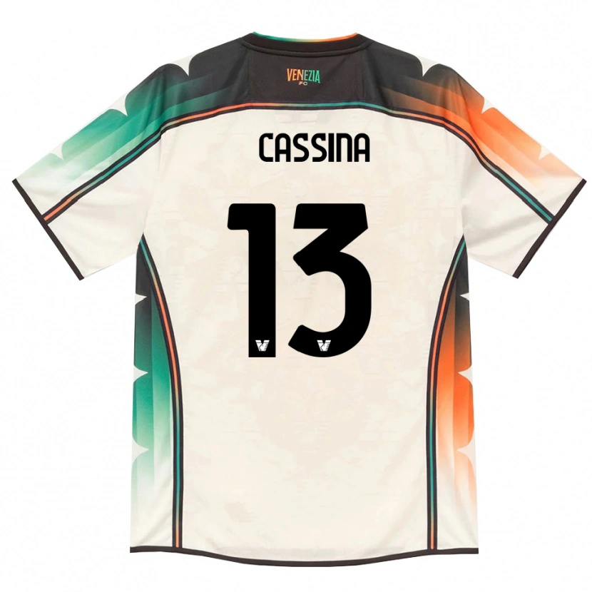 Danxen Kinderen Tommaso Cassina #13 Oldlace Oranje Groen Uitshirt Uittenue 2026/27 T-Shirt