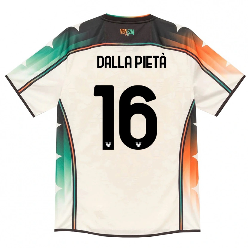 Danxen Kinderen Leonardo Dalla Pietà #16 Oldlace Oranje Groen Uitshirt Uittenue 2026/27 T-Shirt