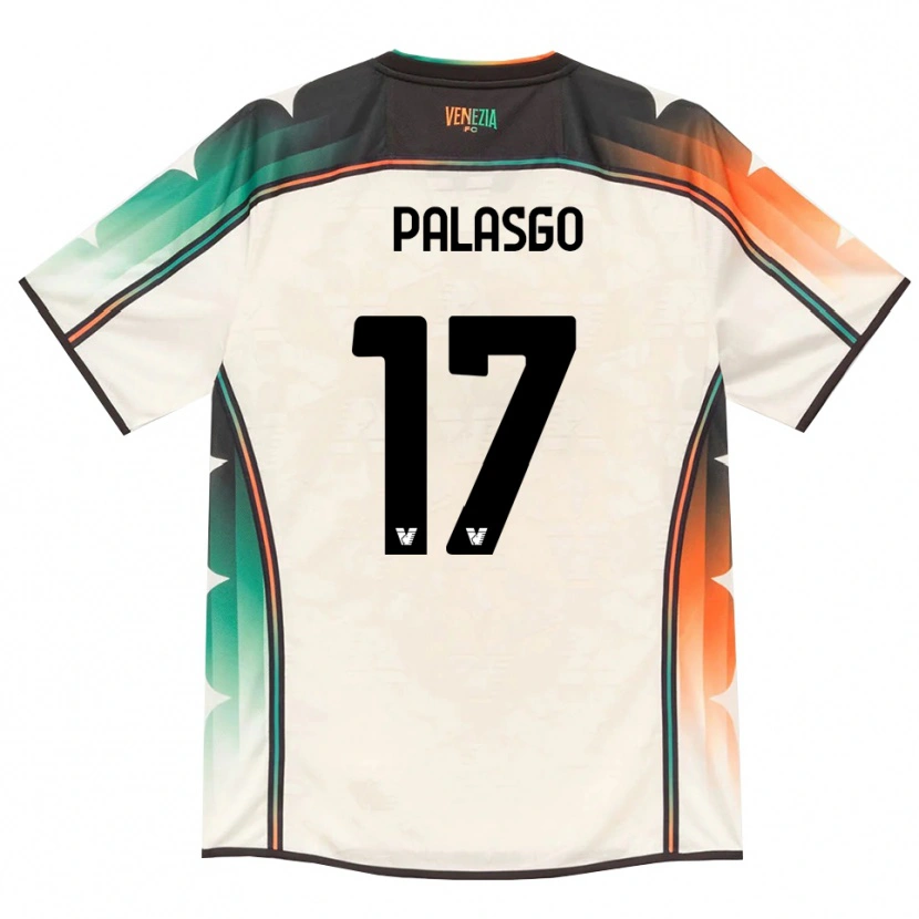 Danxen Kinderen Gianmarco Palasgo #17 Oldlace Oranje Groen Uitshirt Uittenue 2026/27 T-Shirt