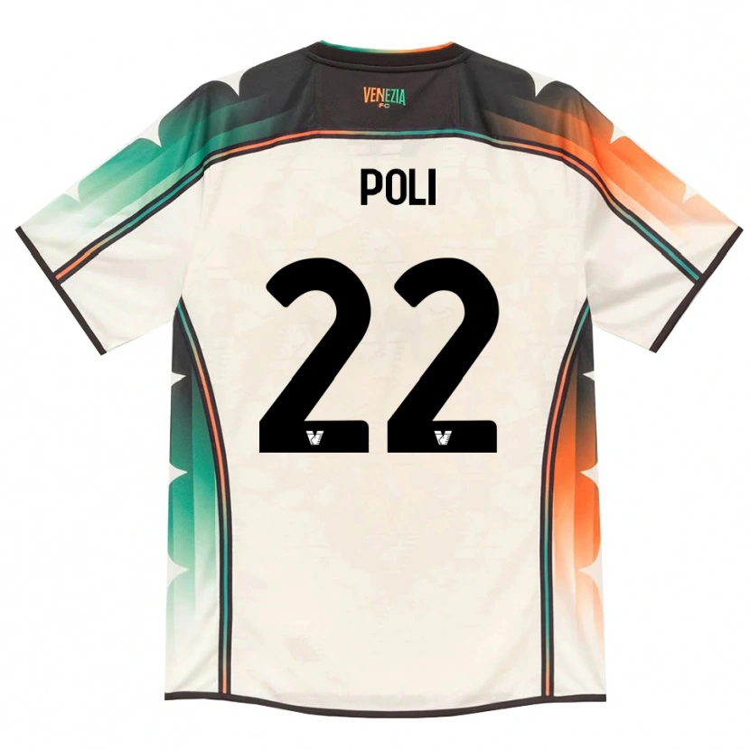 Danxen Kinderen Elena Poli #22 Oldlace Oranje Groen Uitshirt Uittenue 2026/27 T-Shirt