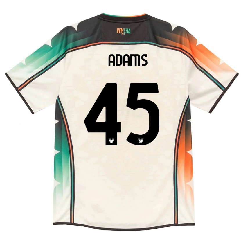 Danxen Kinderen Akor Adams #45 Oldlace Oranje Groen Uitshirt Uittenue 2026/27 T-Shirt