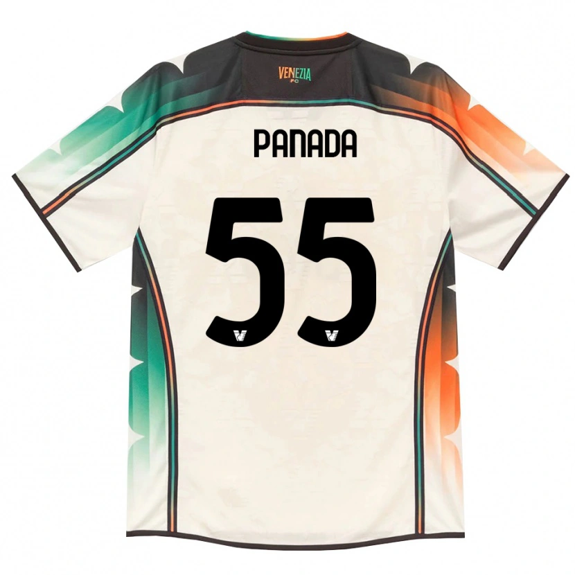 Danxen Kinderen Simone Panada #55 Oldlace Oranje Groen Uitshirt Uittenue 2026/27 T-Shirt
