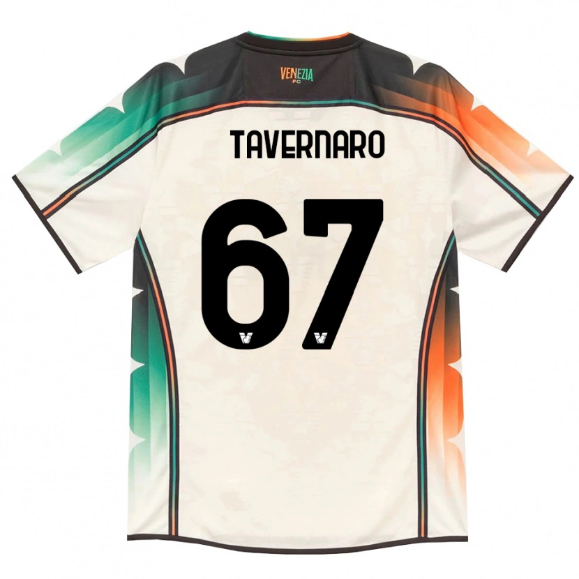 Danxen Kinderen Federico Tavernaro #67 Oldlace Oranje Groen Uitshirt Uittenue 2026/27 T-Shirt