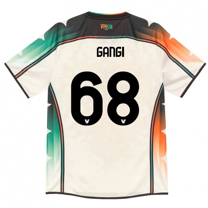 Danxen Kinderen Chiara Gangi #68 Oldlace Oranje Groen Uitshirt Uittenue 2026/27 T-Shirt