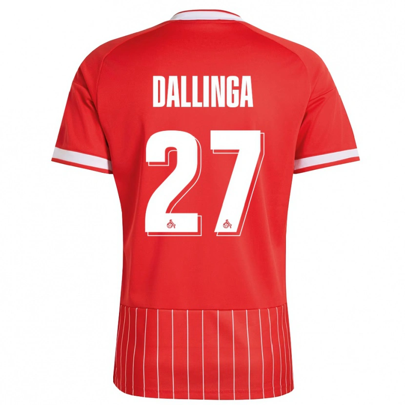 Danxen Heren Thijs Dallinga #27 Rood Wit Groen Uitshirt Uittenue 2026/27 T-Shirt