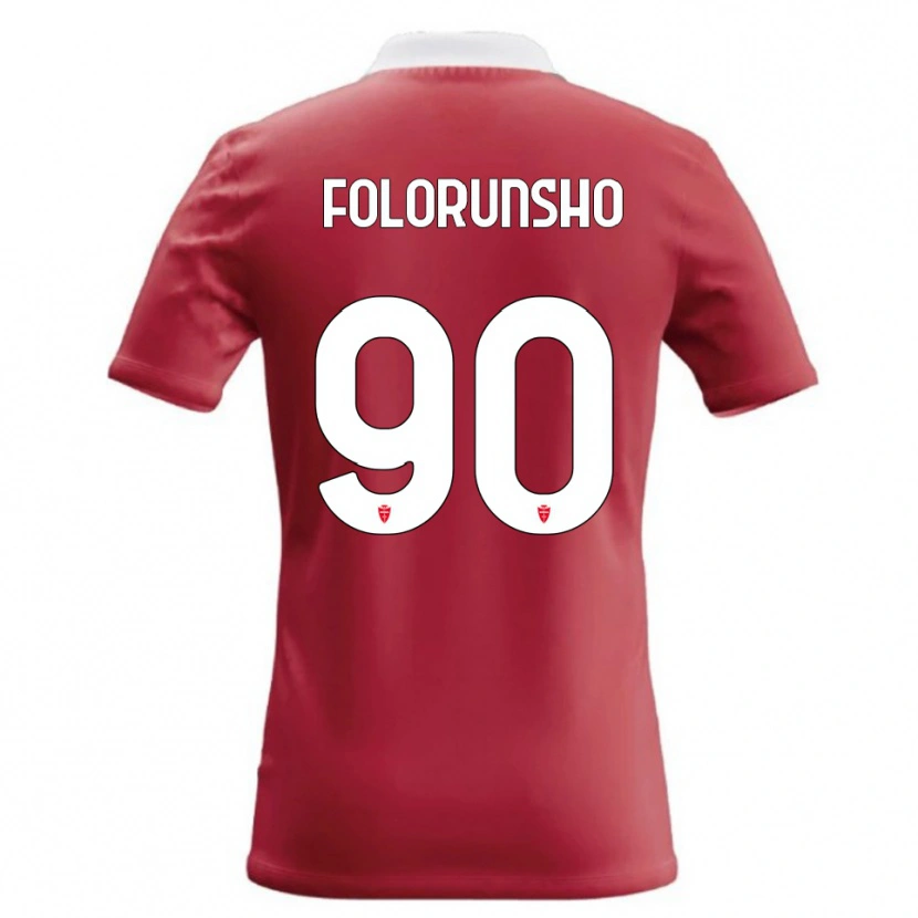 Danxen Heren Michael Folorunsho #90 Rood Wit Thuisshirt Thuistenue 2026/27 T-Shirt