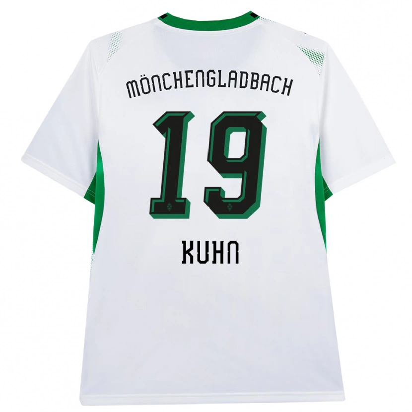 Danxen Heren Nicolas Kühn #19 Wit Zwart Groen Thuisshirt Thuistenue 2026/27 T-Shirt
