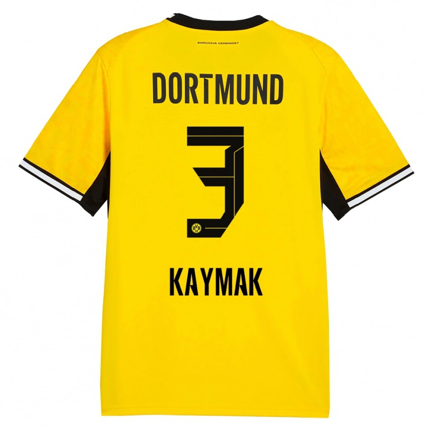 Danxen Heren Semih Kaymak #3 Geel Zwart Wit Thuisshirt Thuistenue 2026/27 T-Shirt