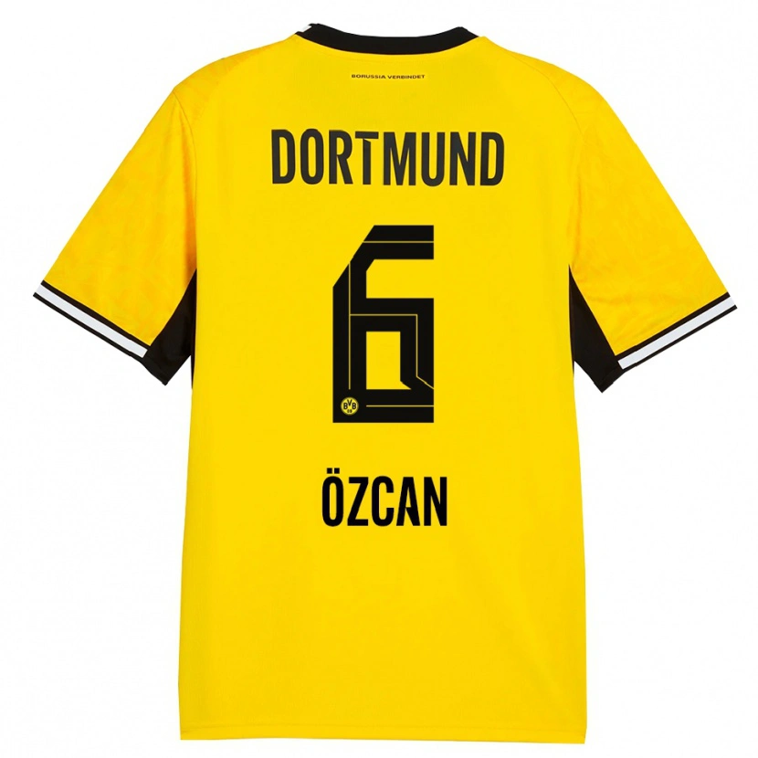 Danxen Heren Salih Ozcan #6 Geel Zwart Wit Thuisshirt Thuistenue 2026/27 T-Shirt
