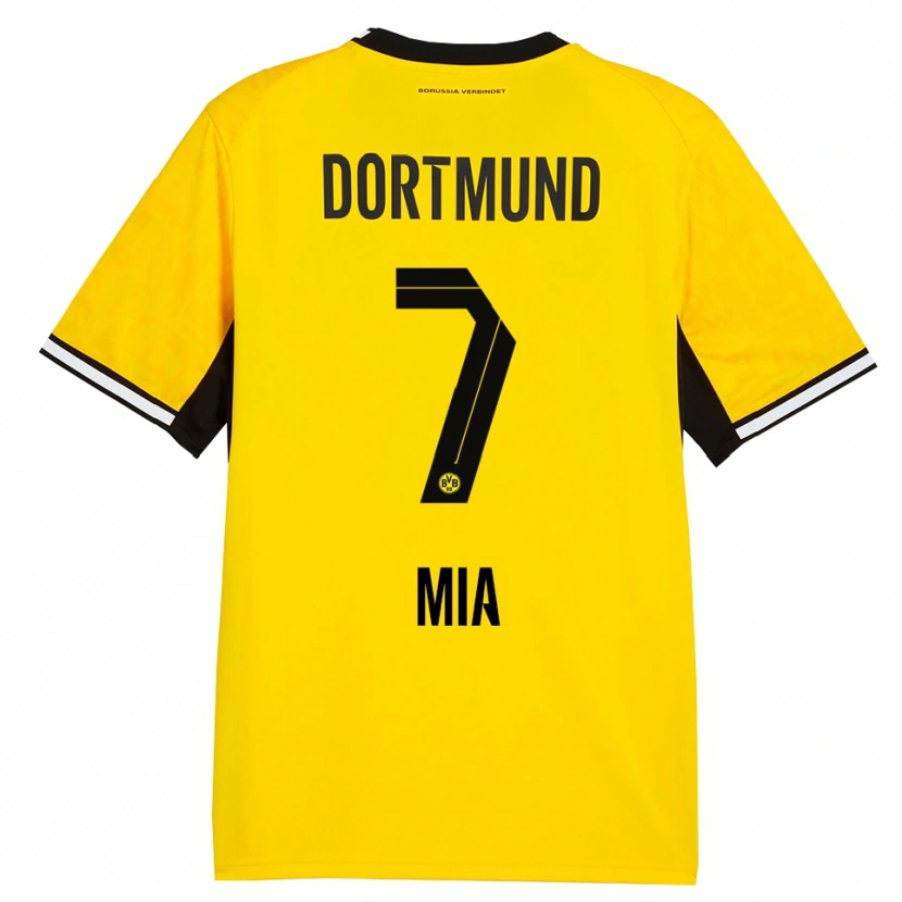 Danxen Heren Zschocke Mia #7 Geel Zwart Wit Thuisshirt Thuistenue 2026/27 T-Shirt
