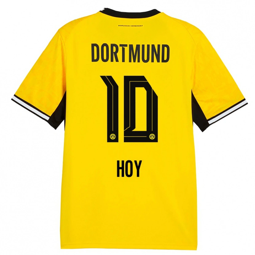 Danxen Heren Justin Hoy #10 Geel Zwart Wit Thuisshirt Thuistenue 2026/27 T-Shirt