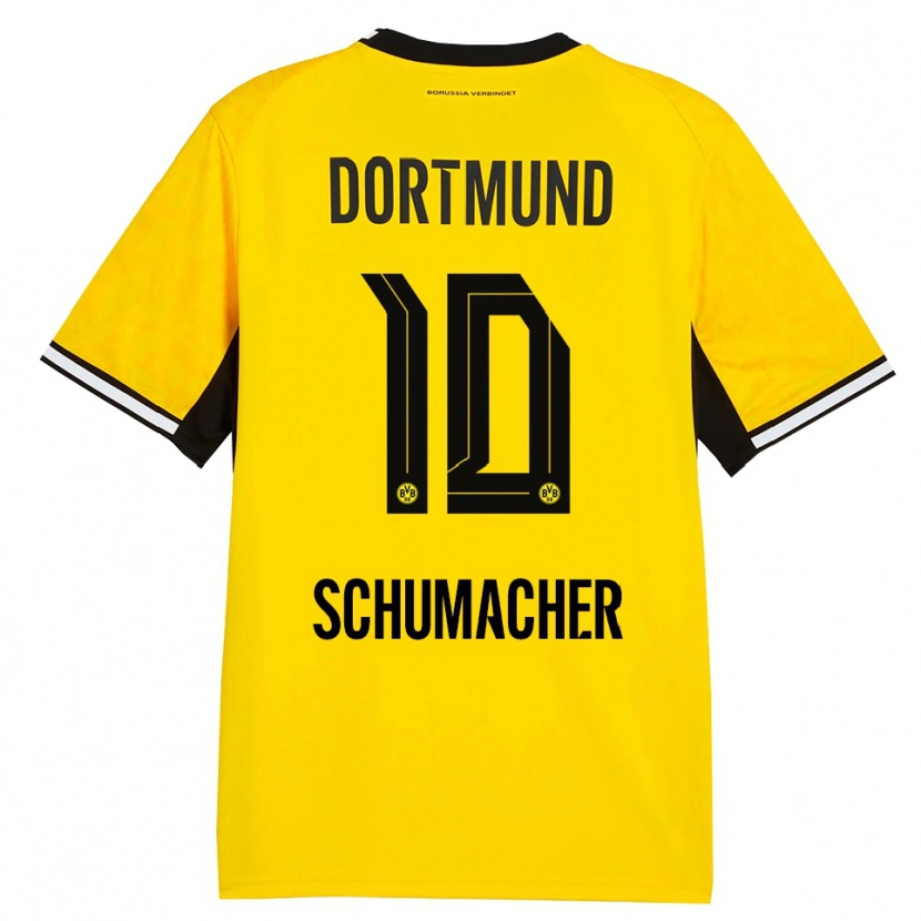 Danxen Heren Rita Schumacher #10 Geel Zwart Wit Thuisshirt Thuistenue 2026/27 T-Shirt