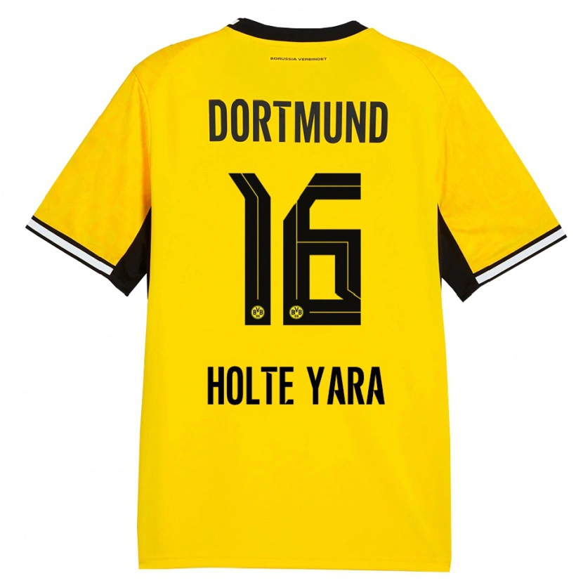 Danxen Heren Ten Holte Yara #16 Geel Zwart Wit Thuisshirt Thuistenue 2026/27 T-Shirt