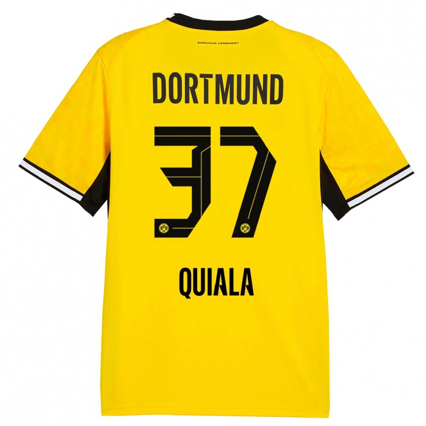 Danxen Heren Nanitonda Quiala #37 Geel Zwart Wit Thuisshirt Thuistenue 2026/27 T-Shirt
