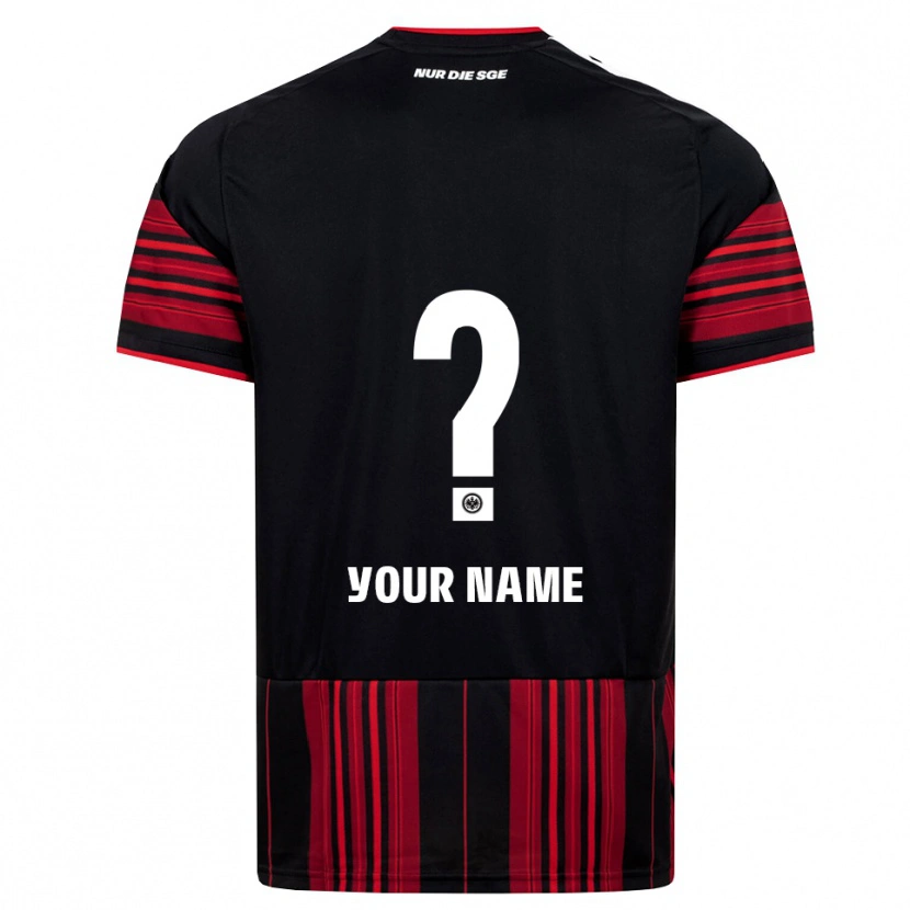 Danxen Heren Uw Naam #0 Zwart Rood Wit Thuisshirt Thuistenue 2026/27 T-Shirt