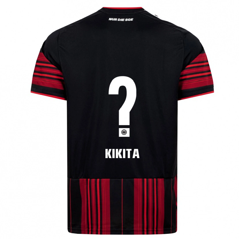 Danxen Heren Andre-Dieu Kikita #0 Zwart Rood Wit Thuisshirt Thuistenue 2026/27 T-Shirt