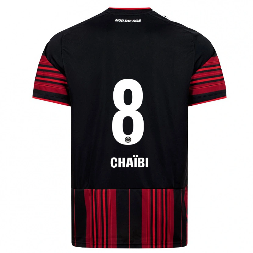 Danxen Heren Farès Chaïbi #8 Zwart Rood Wit Thuisshirt Thuistenue 2026/27 T-Shirt