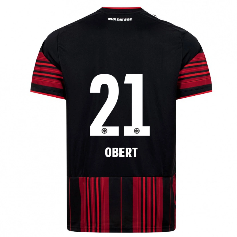 Danxen Heren Yuriy Obert #21 Zwart Rood Wit Thuisshirt Thuistenue 2026/27 T-Shirt