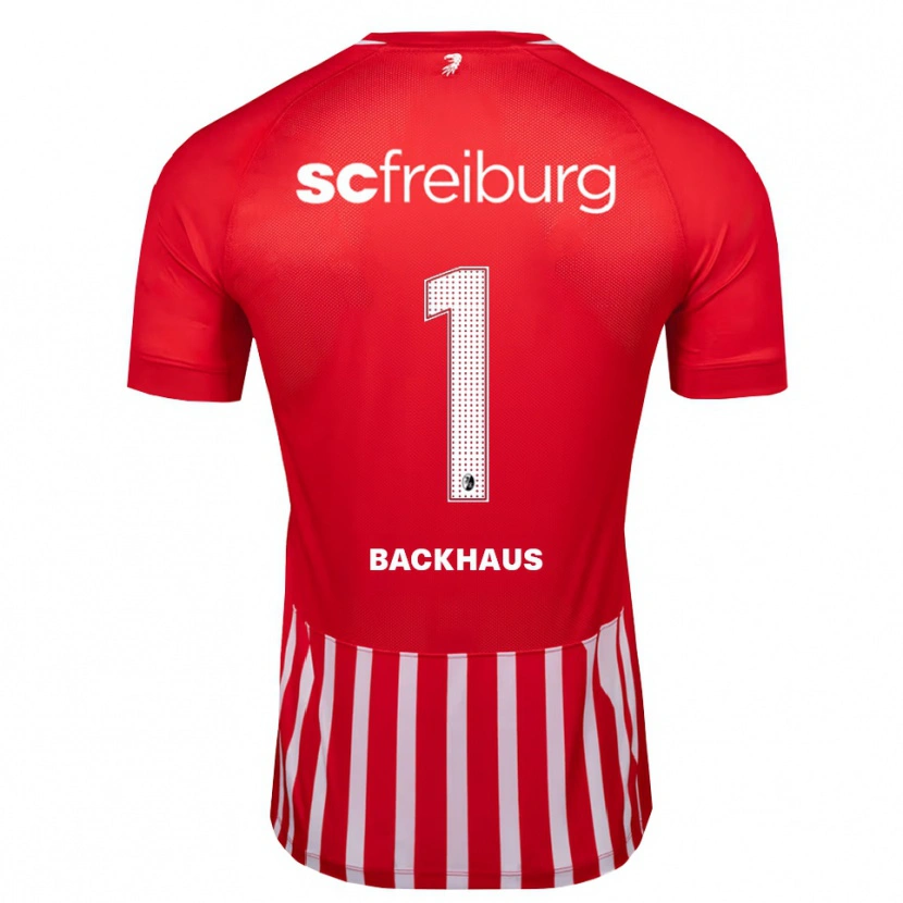Danxen Heren Mio Backhaus #1 Rood Wit Zwart Thuisshirt Thuistenue 2026/27 T-Shirt