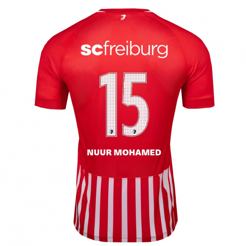 Danxen Heren Billal Mohamed #15 Rood Wit Zwart Thuisshirt Thuistenue 2026/27 T-Shirt