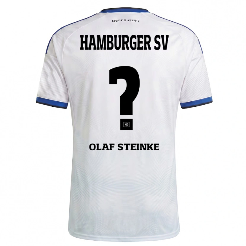 Danxen Heren Eric Olaf Steinke #0 Wit Zwart Blauw Thuisshirt Thuistenue 2026/27 T-Shirt