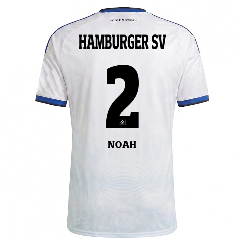Danxen Heren Noah Maxwell Gruber Kudjawu #2 Wit Zwart Blauw Thuisshirt Thuistenue 2026/27 T-Shirt