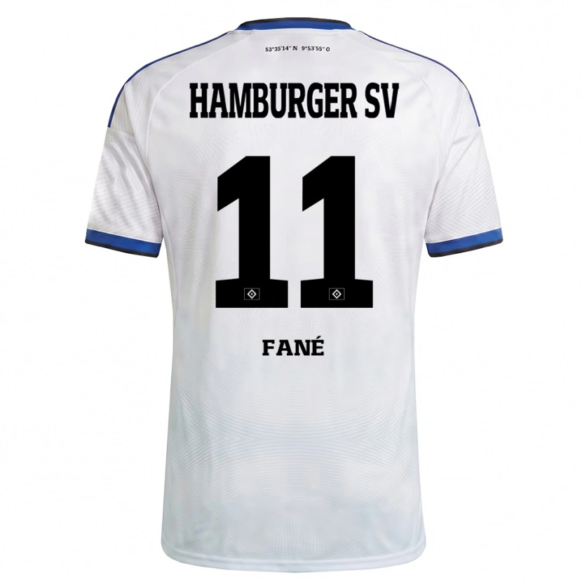 Danxen Heren Sidi Fané #11 Wit Zwart Blauw Thuisshirt Thuistenue 2026/27 T-Shirt