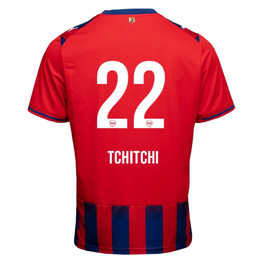 Danxen Heren Dahrel Tchitchi #22 Koninklijk Blauw Wit Rood Thuisshirt Thuistenue 2026/27 T-Shirt