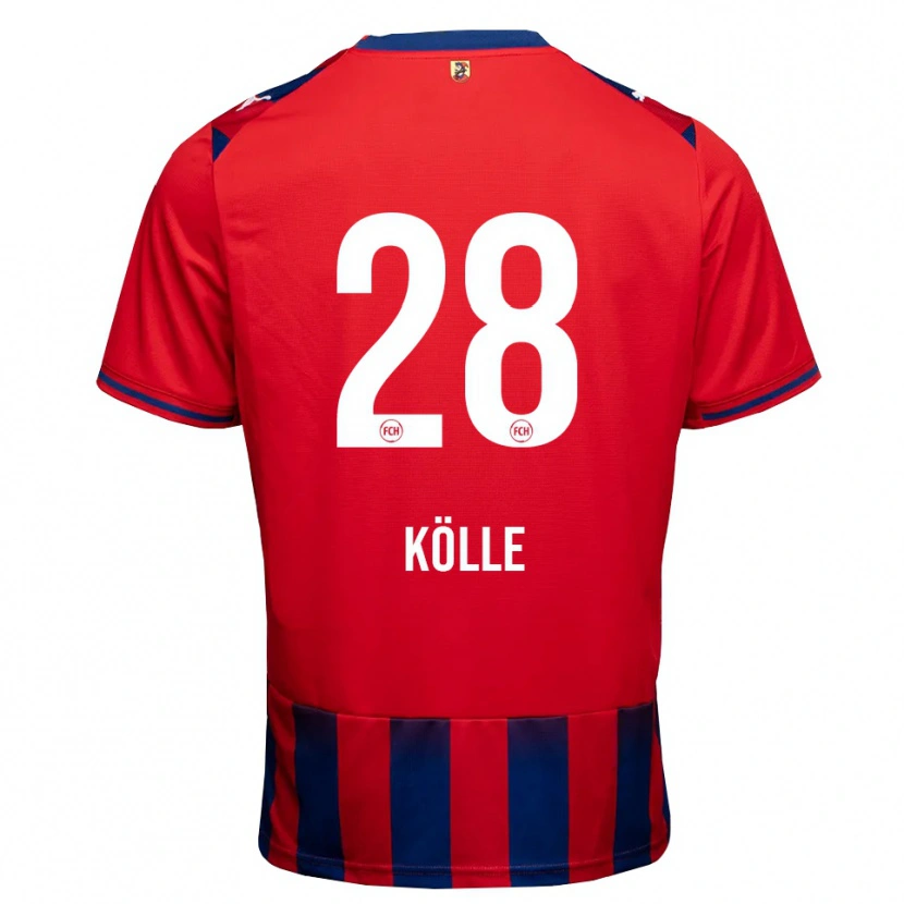Danxen Heren Adam Kölle #28 Koninklijk Blauw Wit Rood Thuisshirt Thuistenue 2026/27 T-Shirt