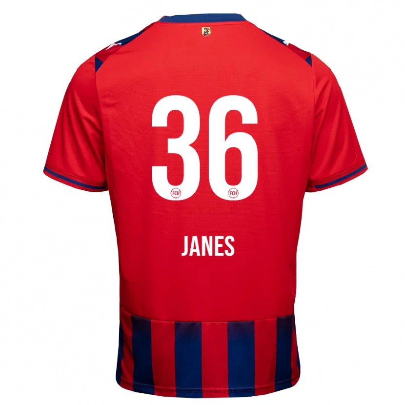 Danxen Heren Luka Janes #36 Koninklijk Blauw Wit Rood Thuisshirt Thuistenue 2026/27 T-Shirt