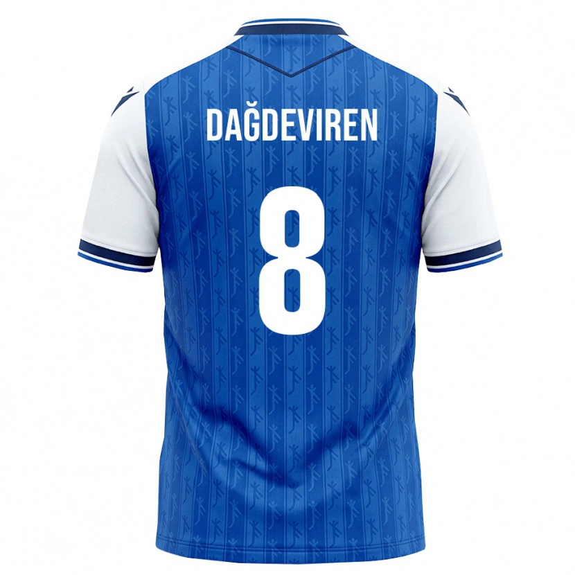 Danxen Heren Diren Dağdeviren #8 Koninklijk Blauw Wit Thuisshirt Thuistenue 2026/27 T-Shirt