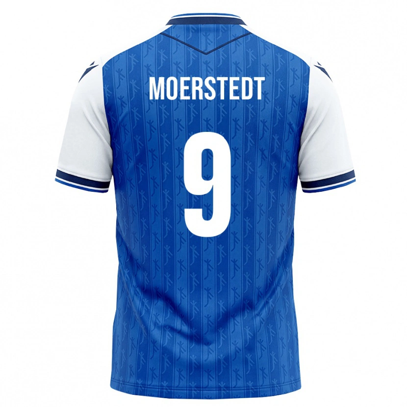 Danxen Heren Max Moerstedt #9 Koninklijk Blauw Wit Thuisshirt Thuistenue 2026/27 T-Shirt