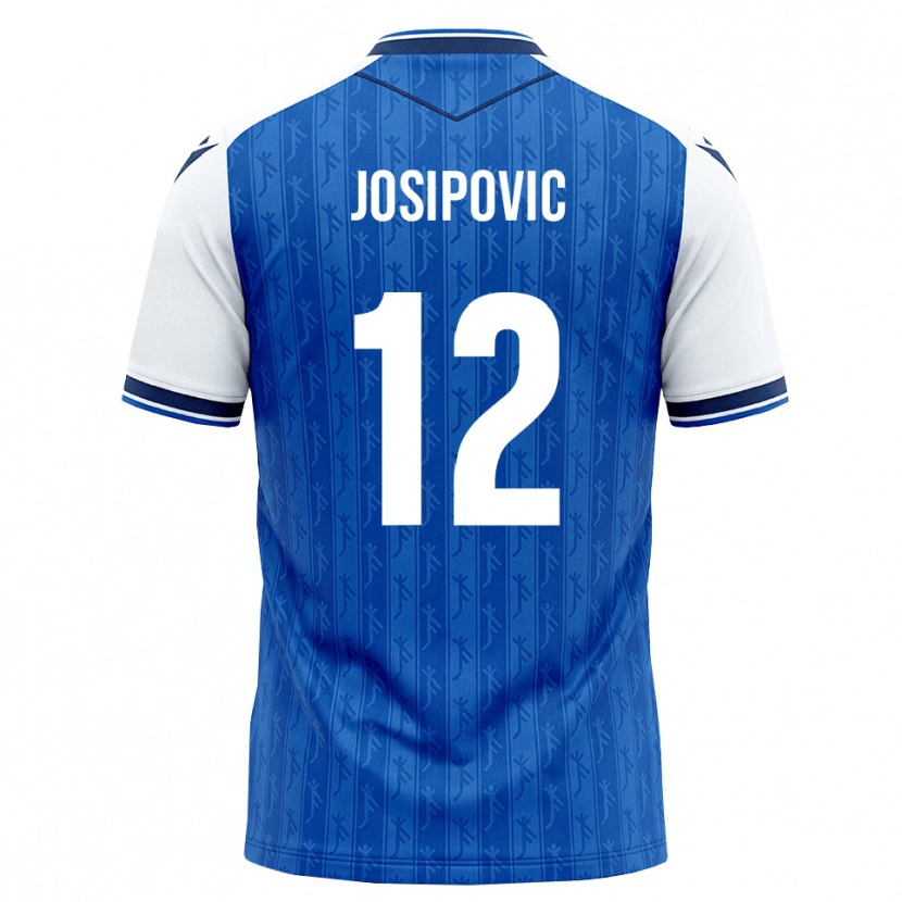 Danxen Heren Mihael Josipovic #12 Koninklijk Blauw Wit Thuisshirt Thuistenue 2026/27 T-Shirt