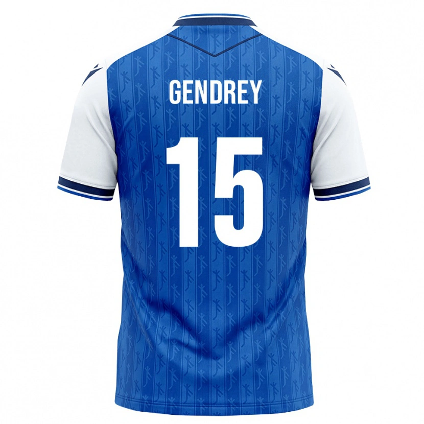 Danxen Heren Valentin Gendrey #15 Koninklijk Blauw Wit Thuisshirt Thuistenue 2026/27 T-Shirt