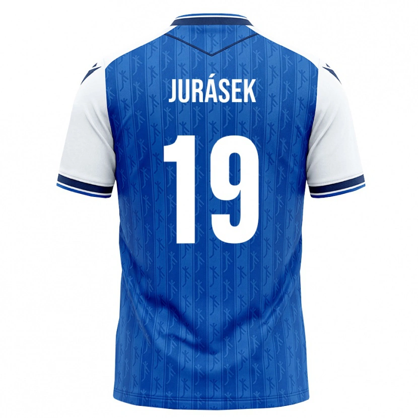 Danxen Heren David Jurásek #19 Koninklijk Blauw Wit Thuisshirt Thuistenue 2026/27 T-Shirt