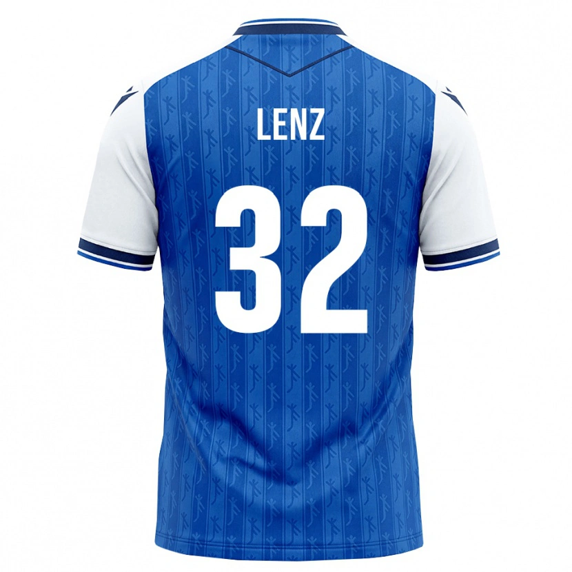 Danxen Heren Cajetan Lenz #32 Koninklijk Blauw Wit Thuisshirt Thuistenue 2026/27 T-Shirt
