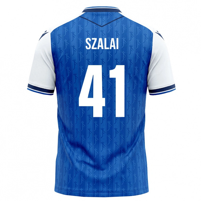 Danxen Heren Attila Szalai #41 Koninklijk Blauw Wit Thuisshirt Thuistenue 2026/27 T-Shirt