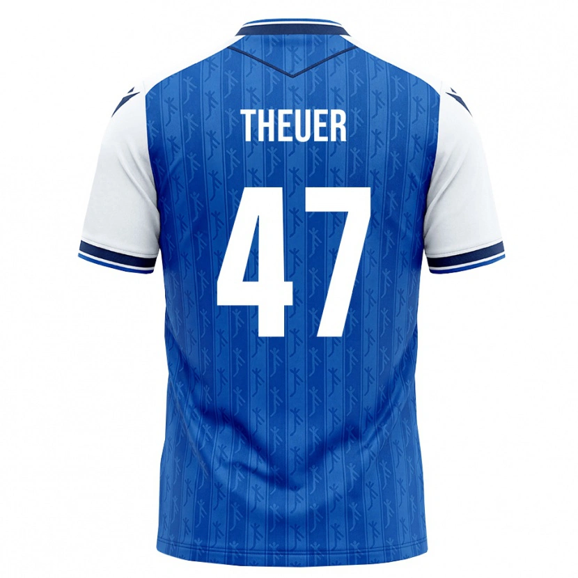 Danxen Heren Maximilian Theuer #47 Koninklijk Blauw Wit Thuisshirt Thuistenue 2026/27 T-Shirt