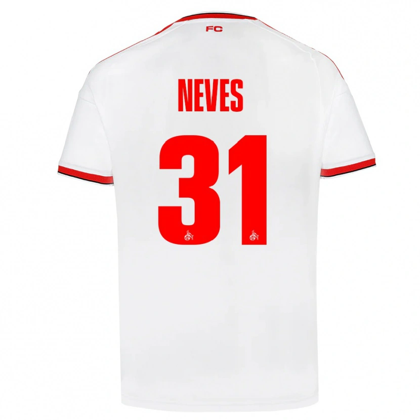 Danxen Heren Gil Neves #31 Wit Rood Zwart Thuisshirt Thuistenue 2026/27 T-Shirt