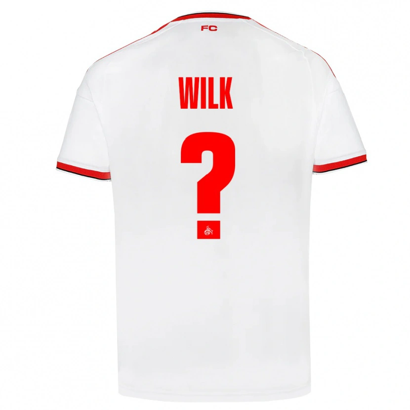 Danxen Heren Emil Wilk #0 Wit Rood Zwart Thuisshirt Thuistenue 2026/27 T-Shirt