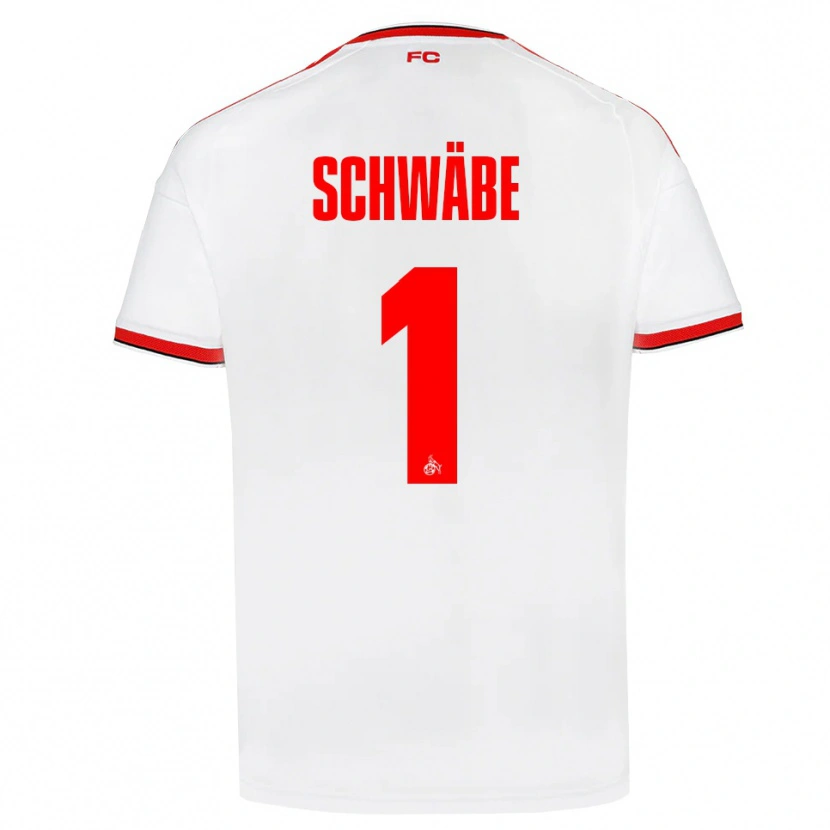 Danxen Heren Marvin Schwäbe #1 Wit Rood Zwart Thuisshirt Thuistenue 2026/27 T-Shirt