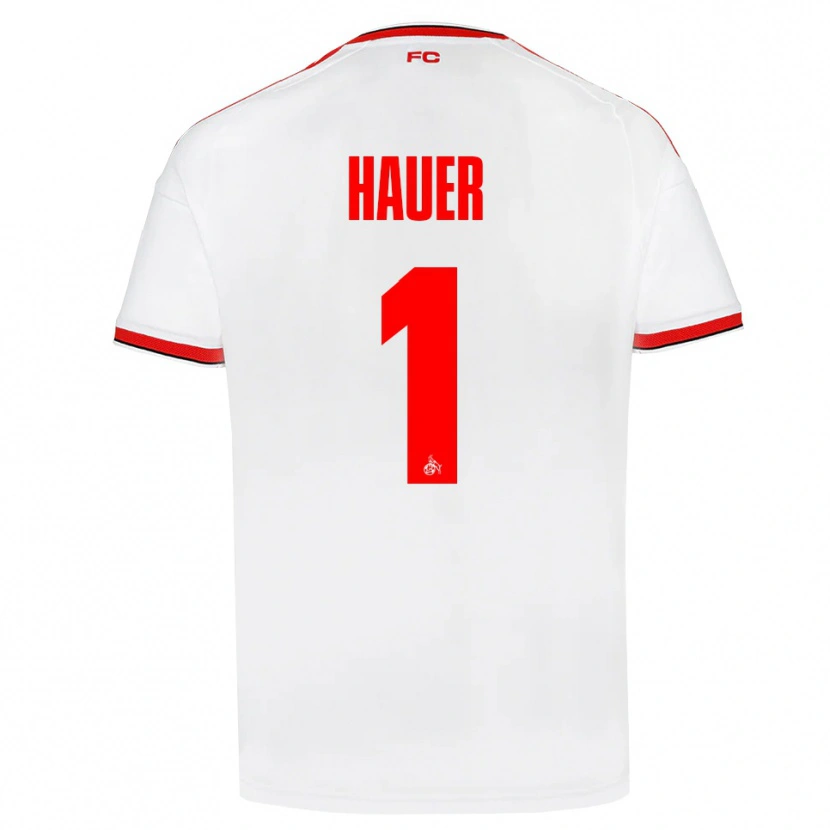 Danxen Heren Luis Hauer #1 Wit Rood Zwart Thuisshirt Thuistenue 2026/27 T-Shirt