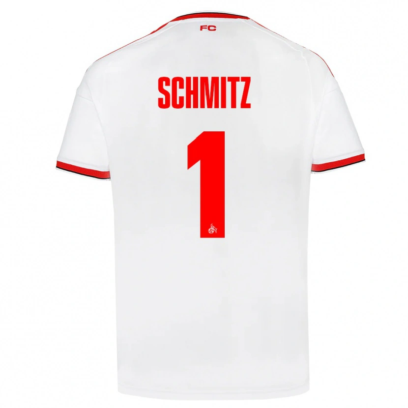 Danxen Heren Lisa Schmitz #1 Wit Rood Zwart Thuisshirt Thuistenue 2026/27 T-Shirt