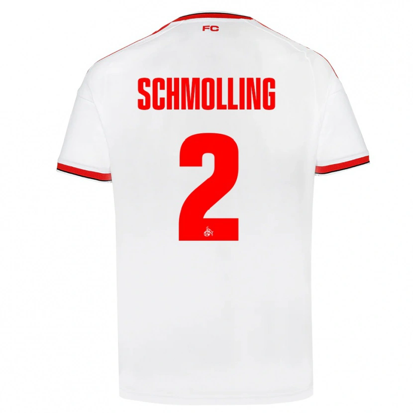 Danxen Heren Viktor Schmolling #2 Wit Rood Zwart Thuisshirt Thuistenue 2026/27 T-Shirt