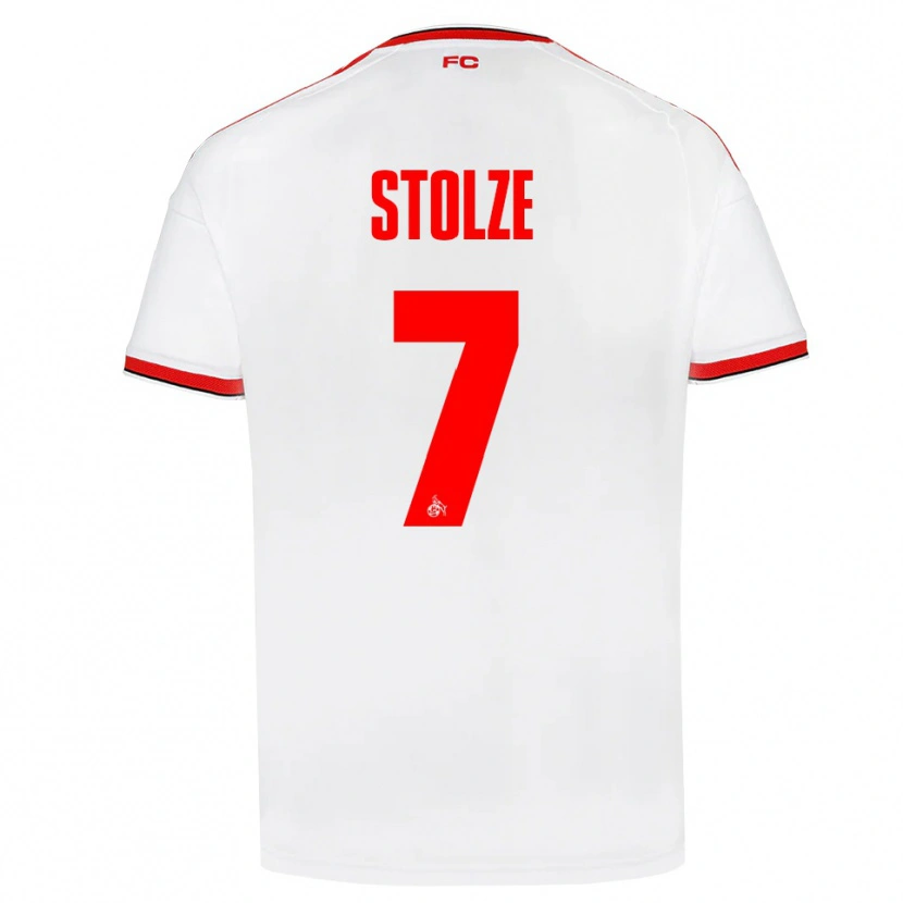 Danxen Heren Anna-Lena Stolze #7 Wit Rood Zwart Thuisshirt Thuistenue 2026/27 T-Shirt