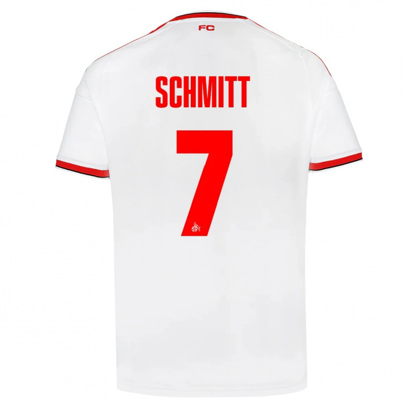 Danxen Heren Oliver Schmitt #7 Wit Rood Zwart Thuisshirt Thuistenue 2026/27 T-Shirt